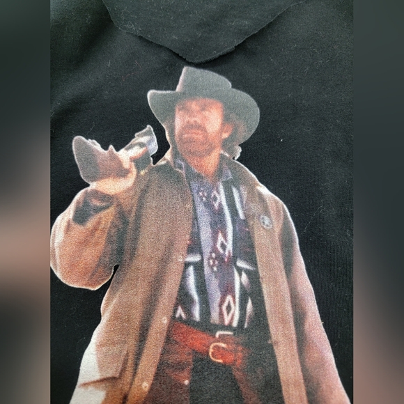 Boho Cowgirl Tee With Bell Sleeves Upcycled - Picture 10 of 10